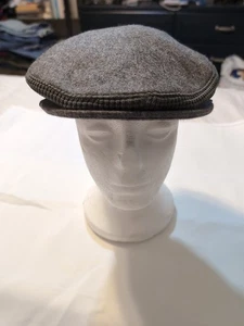 Gorra de Newsboy KANGOL de Colección Años 90 Lana Gris Cabbie Baker Boy Estilo Streetwear - Imagen 1 de 7