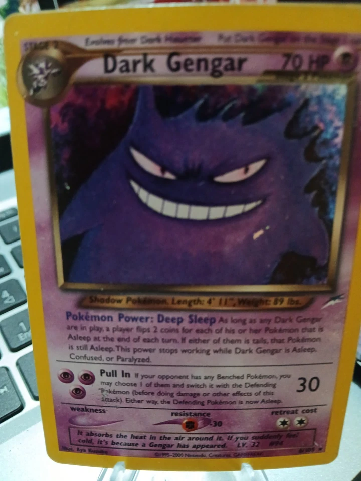Pokémon TCG Holo Rare Dark Gengar - Image 1 of 3
