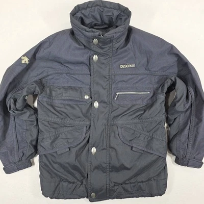 Vintage Descente Ski Jacket Men's XS Black D0-8653 Nylon Insulated 90s - Image 1 of 4