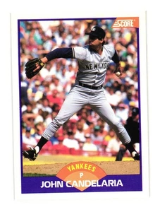 1989 Score #246 John Candelaria New York Yankees - Picture 1 of 2