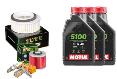 MOTUL/HIFLO/NGK TAGLIANDO MOTUL 5100 10W40 FILTRI ARIA OLIO CANDELE YAMAHA XVS 650 DRAGSTAR 97