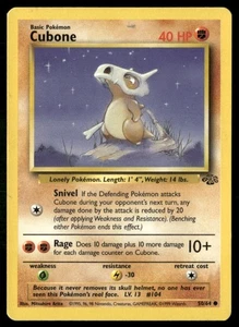 Cubone Common Unlimited Jungle 50/64 NM Pokémon TCG - Picture 1 of 2