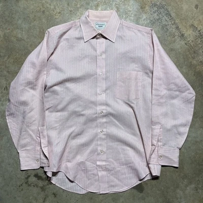 Vintage 70s Arrow Kent Pink Striped Button Up Shirt 1970s True Vintage - Image 1 of 3