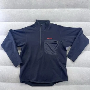 Pullover Marmot Para Hombres L 1/2 Cremallera Capa Media Polar Exterior Senderismo Bolsillo Chaqueta - Imagen 1 de 7