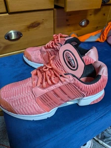 Adidas Trainers Mens Size UK 9 ClimaCool 1 Pink Originals Webs Running Shoes - Picture 1 of 13