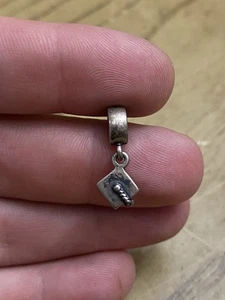 PANDORA Sterling Silver 925 Designer Signed Bracelet Charm ALE RETIRED - Picture 1 of 1