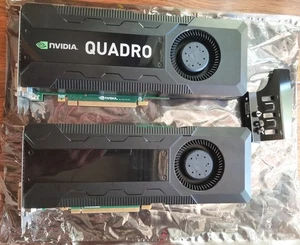 Lot 2X Nvidia Quadro K5000 4GB GDDR5 GPU Graphics Video Card GPU HP Dell - Picture 1 of 5