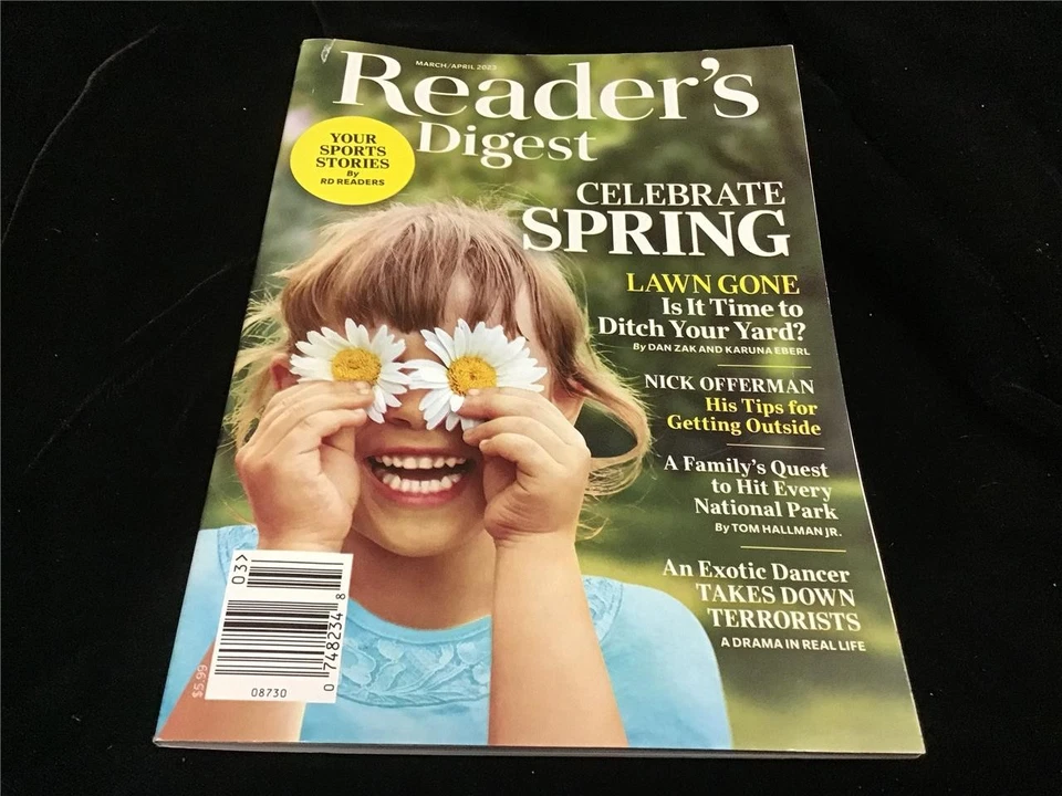 Reader's Digest Magazine March/April 2023 Celebrate Spring! 5x7 Booklet - Imagem 1 de 1