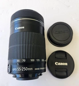 Canon EF-S 55-250mm f/4-5.6 IS STM Telephoto Zoom Lens -- Excellent MINT - Picture 1 of 5