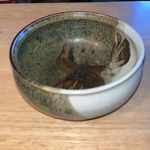 Vintage Handmade Hand Thrown Studio Art St.Jean 1982 Stoneware Pottery Bowl. - Picture 1 of 7
