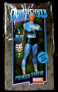 Blue Quicksilver Statue New 2008 Bowen Designs Avengers Marvel Comics Amricons - Picture 1 of 3