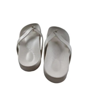 J Crew AZ009 Damen-Riemensandalen elfenbeinfarben pazifikfarben Leder Größe 9,5 - Bild 1 von 6
