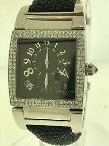 DE GRISOGONO INSTRUMENTINO AUTOMATIC DIAMOND LADIES WATCH NEW $21,800 RETAIL!!!! - Picture 1 of 12