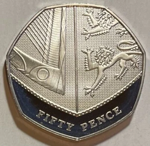 Great Britain 50 Pence 2010 - Coat of Arms - 7-sided - Cameo Proof - Picture 1 of 5