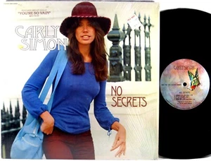 CARLY SIMON No Secrets mit Innenhülle Hype Sticker 1972 ELEKTRA 75049 - Bild 1 von 5
