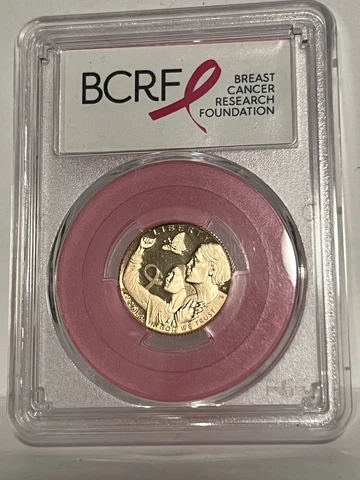 2018-W $5 GOLD BREAST CANCER AWARENESS PCGS PR70-DCAM PINK LABEL Cover