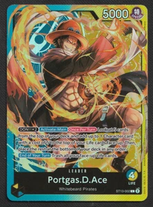 Portas.D.Ace - One Piece - Leader - ST13-002 - English - PICK YOUR OWN CARD - Picture 1 of 4