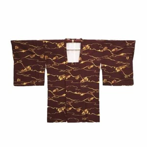 Abrigo Kimono Mujer Haori Seda Hecho en Japón Japonés Vintage Tradicional - Imagen 1 de 9