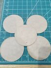 100 mm bases (5 in pack) For Bolt Action And Other Games 2mm MDF