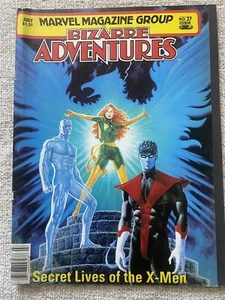 BIZARRE ADVENTURES #27 Secret Lives Of The X-Men Curtis Marvel Magazine 1981 VG - Picture 1 of 1