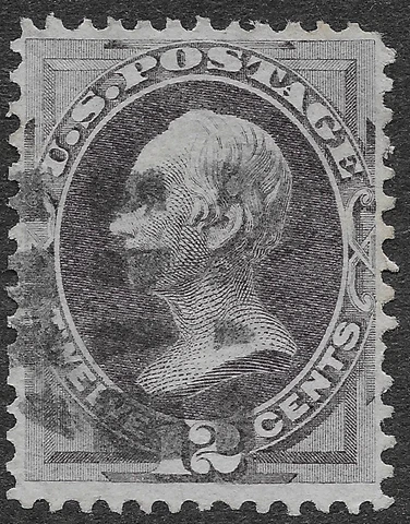 US Scott #151 Used Stamp 12c Dull Violet Henry Clay SCV $200 Cover