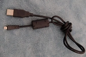 USB A - Micro-USB B cable, 1m, black - Picture 1 of 2