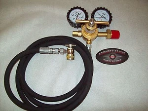 Nitrogen Regulator Aircraft Strut Accumulator Fill Kit ( LARGE BORE ) 800 PSI - Picture 1 of 4