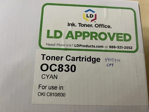 Oki 44059111 Cyan Toner Cartridge C830 Compatible Factory Sealed - Picture 1 of 2