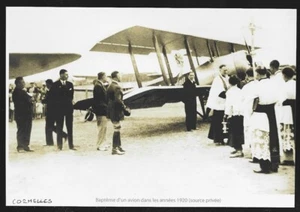 2012 -- CORMELLES 14 . BAPTEME D UN AVION DANS LES ANNEES 20 . 3U374 - Picture 1 of 1