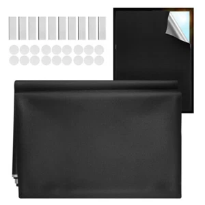 Travel Blackout Curtain Blackout Window Cover Adjustable Temporary Blackout - Picture 1 of 11