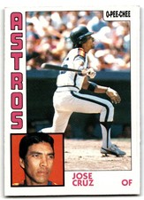 1984 O-Pee-Chee Jose Cruz . Houston Astros #189