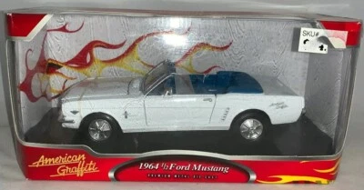 Ford Mustang 1964 1/2 blanco fundido a presión de metal fundido a presión, 1:24, sin usar, en caja (B61) Foto 1 de 4