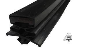 Magnetdichtung Profil KD01 2000mm inkl. Magnetband Kühlschrank Dichtung - Bild 1 von 6