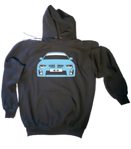CUSTOM HTees hoody:  MG ZR  (Rover), Pick car colour & plate, Sizes S-XXL