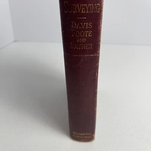 Surveying Theory and Practice - Davis Foote and Rayner VTG 1928 - Imagen 1 de 14