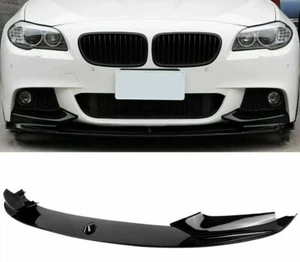 FWPERFORMANCE BMW SERIE 5 F10/11 M-SPORT SPLITTER ANTERIORE ABS PLASTICA NERO LUCIDO - Foto 1 di 3