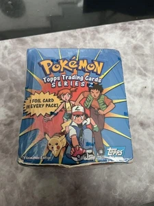 2000 Pokémon Topps Series 2 TV Animation Sealed Booster Box USA Version Rare - Picture 1 of 5