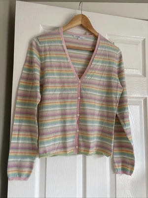 Cashmere/cottom Mix Cardigan From Allude Andrea Kath Size S — 第 1/4 张图片