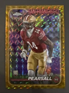 SSP ULTRA RARO #10/50 RICKY PEARSALL TOPPS CROMO ORO MOSAICO PRIZM ROOKIE RC - Imagen 1 de 9