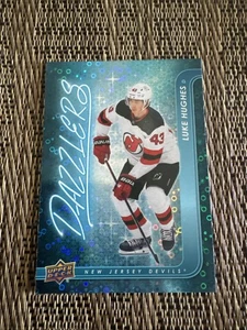 2024-25 Upper Deck Series 2 - Dazzlers Luke Hughes #DZ-87 Blue - Picture 1 of 2