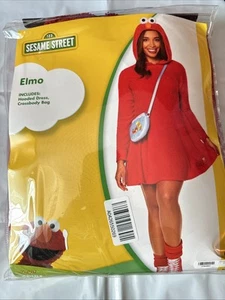 Sesame Street Elmo Adult Plus Dress Costume - Picture 1 of 2