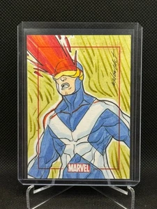 Tarjeta de boceto 2014 Marvel 75 aniversario SketchaFEX Marco D. Carrillo Cyclops - Imagen 1 de 2