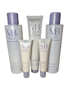 New Meaningful Beauty Cindy Crawford 5 Piece Sealed Skin Care Eye Cream Toner - Picture 1 of 8