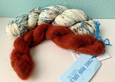 Three Irish Girls - SPRINGVALE WORSTED ( Yukon) & Kid Mohair Mini (Lucky Penny) - Image 1 of 4