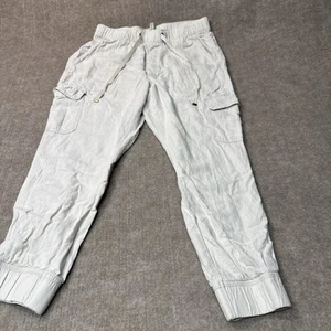 Pantalones cargo St Johns Bay para mujer mezcla de lino pequeños bolsillos grandes - Imagen 1 de 6