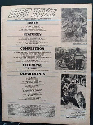 DIRT 自行车 JUL 77 笔 175 Yam IT175 C-A 175 & 250 MX3 休斯顿业余爱好者 * 无盖  — 第 1/4 张图片