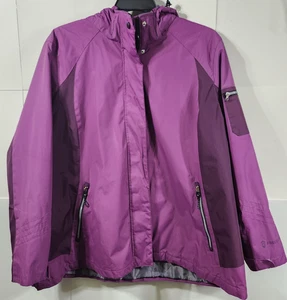 Free Country Radiance Womens Size 2X Jacket Hooded Purple - Picture 1 of 8