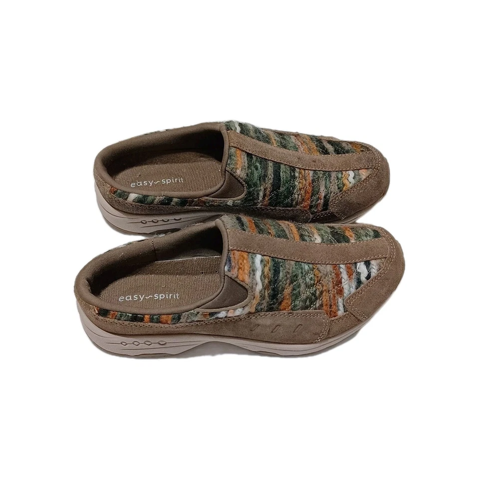 Zapatos sin cordones Easy Spirit Traveltime de gamuza verde para mujer talla 6,5 M Foto 1 de 4