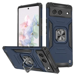 Robust Magnetic Kickstand Hybrid Case Cover Blue For Google Pixel 7 - Picture 1 of 4