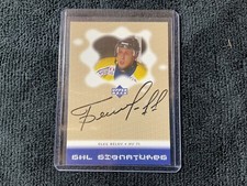 2000-01 Upper Deck Swedish Hockey Signatures OLEG BELOV AUTO